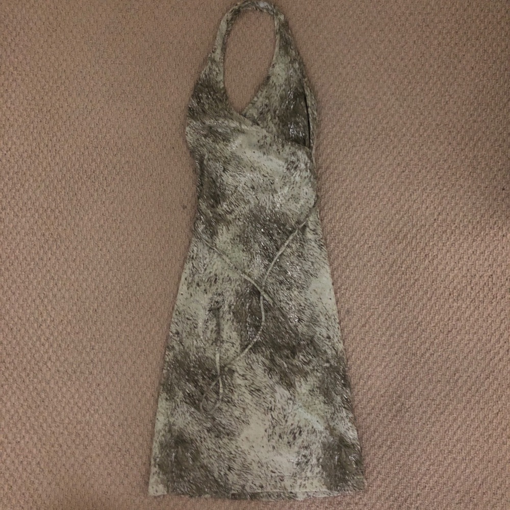 Green Patterned Dress